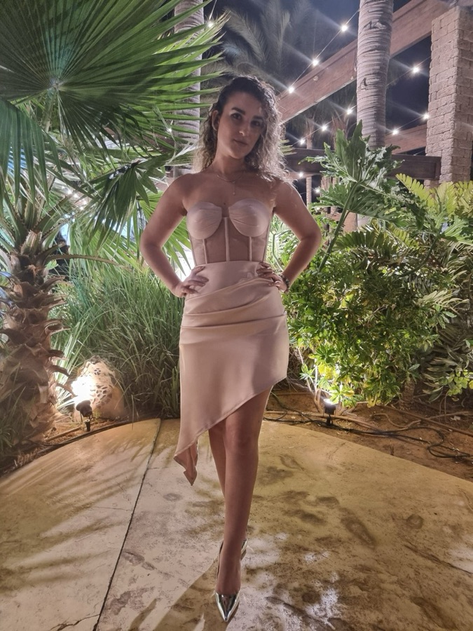 שמלת ערב בעיצוב עדי נאור